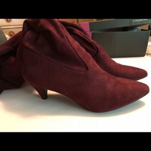 LB Wide Calf Cabernet Boot